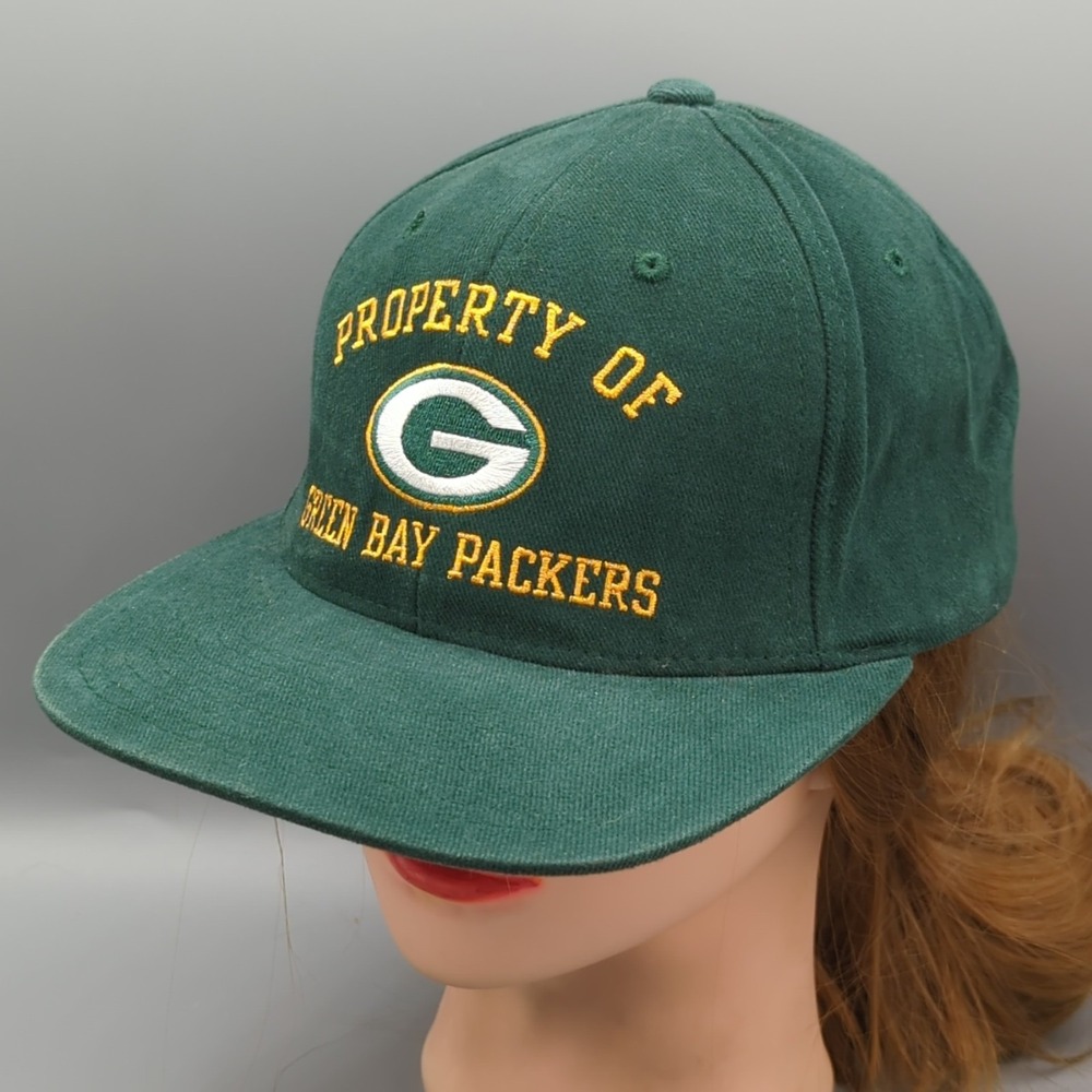 Vintage Property Of Green Bay Packers Hat Cap Champion PRO LINE Rare NFL